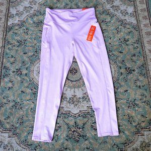 NWT ADRIENNE VITTADINI Lavender Leggings sz Large